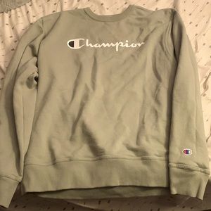 Green Champion Crewneck
